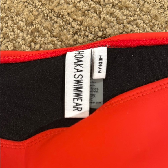 Hoaka Women's Red Neoprene Bikini Set - Picture 4 of 5